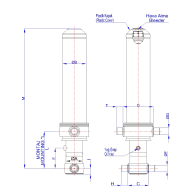 GHS 155-4-4600 H TELESCOPIC CYLINDER - 2