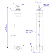 GHS 175-5-7550 C TELESCOPIC CYLINDER - 2